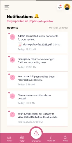 Notifications UI