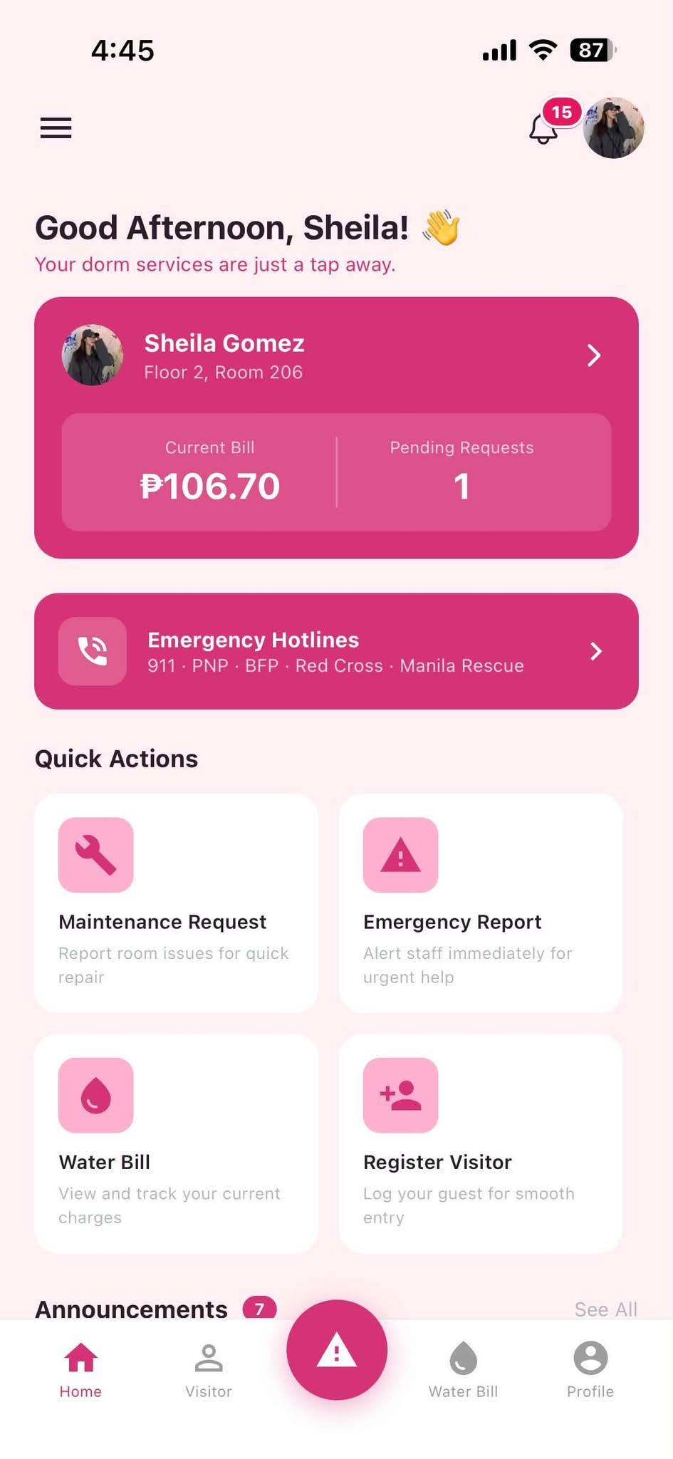 Dashboard UI
